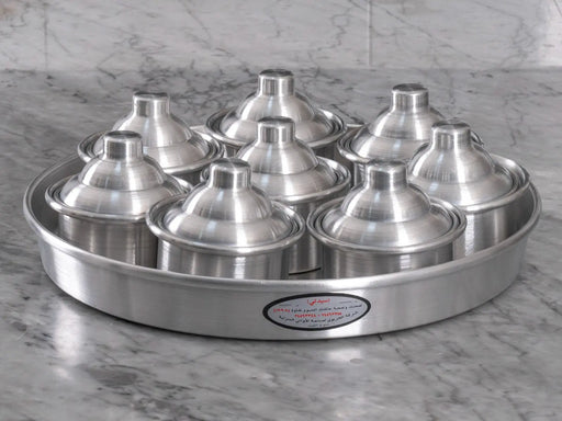 Serving Tray with Small Pots (قدر قرقيعان) ALJERAIWI