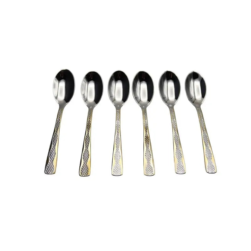 Stainless Steel Spoons 12 cm 6 Pcs Set ALJERAIWI