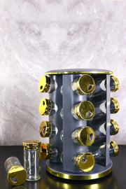 Rotating Spice Jar 16 Pcs Set ALJERAIWI