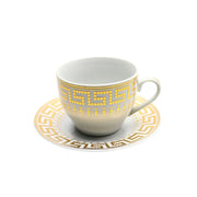 Cup and Saucer 6 Pcs Set - 180 ml ALJERAIWI