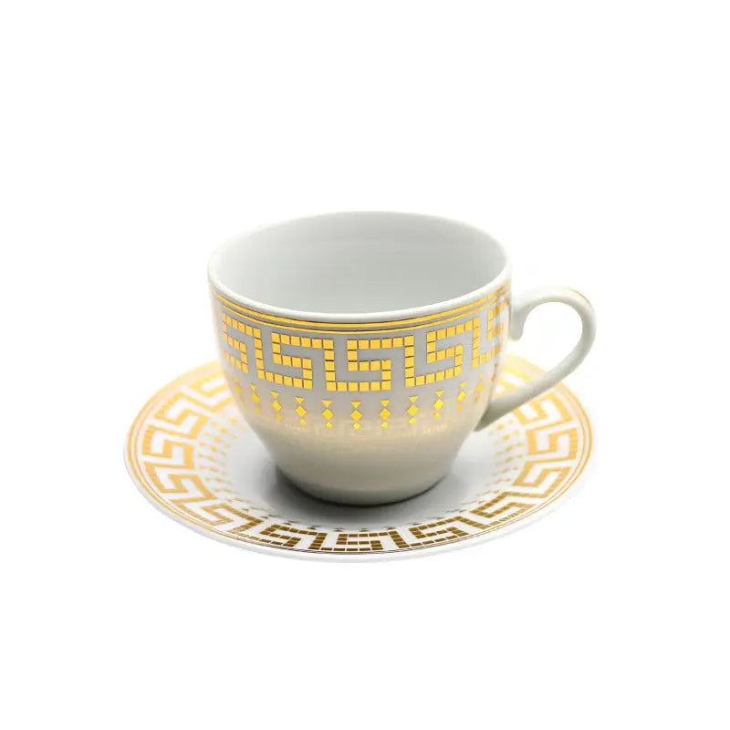 Cup and Saucer 6 Pcs Set - 180 ml ALJERAIWI