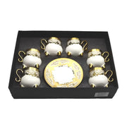 Cup and Saucer 6 Pcs Set - 80 ml ALJERAIWI