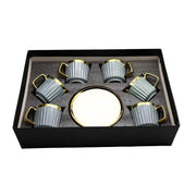 Cup and Saucer 6 Pcs Set - 180 ml ALJERAIWI