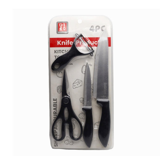 أدوات مطبخ من الفولاذ المقاوم للصدأ 4 قطع