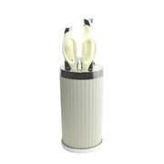 7 Pcs Knife Set with Rotating Holder ALJERAIWI