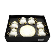 Cup and Saucer 6 Pcs Set - 80 ml ALJERAIWI