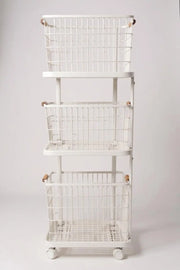 3 Tiers Laundry Basket Cart ALJERAIWI