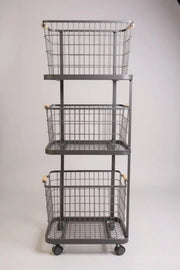 3 Tiers Laundry Basket Cart ALJERAIWI