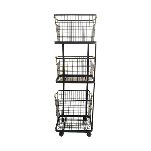 3 Tiers Laundry Basket Cart ALJERAIWI
