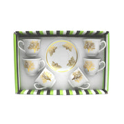 Cup and Saucer 6 Pcs Set - 80 ml ALJERAIWI