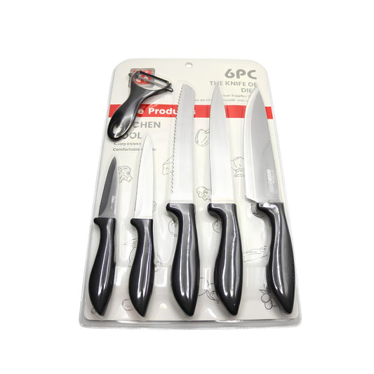 أدوات مطبخ من الفولاذ المقاوم للصدأ 6 قطع