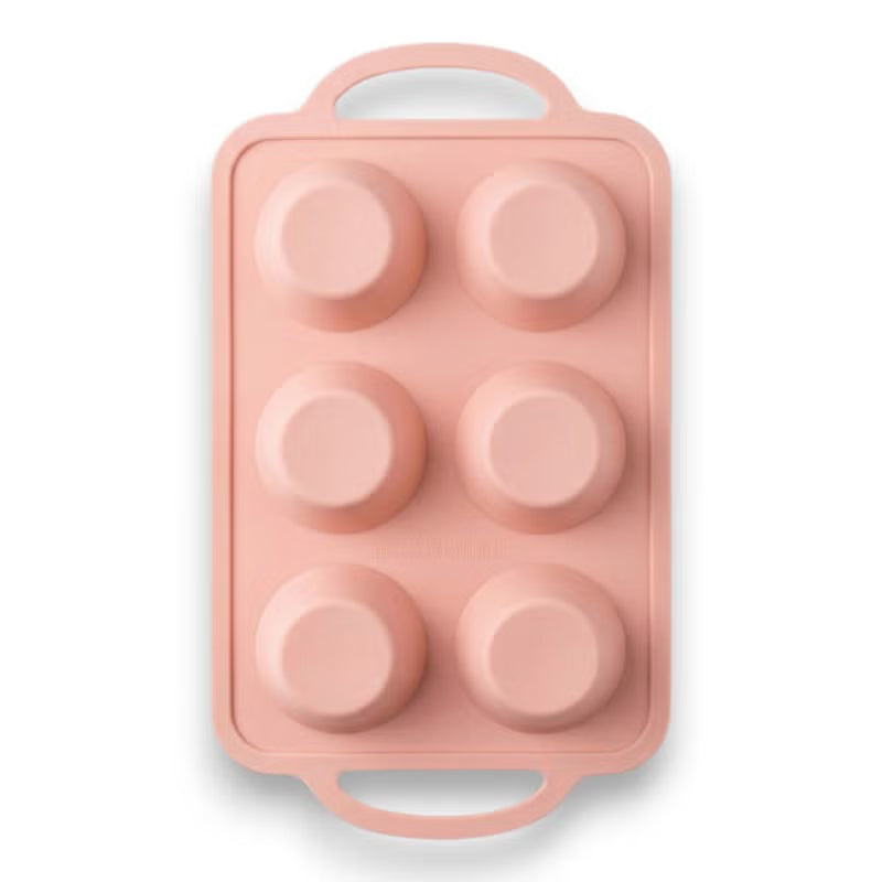 6 Pcs Silicone Muffin Tray